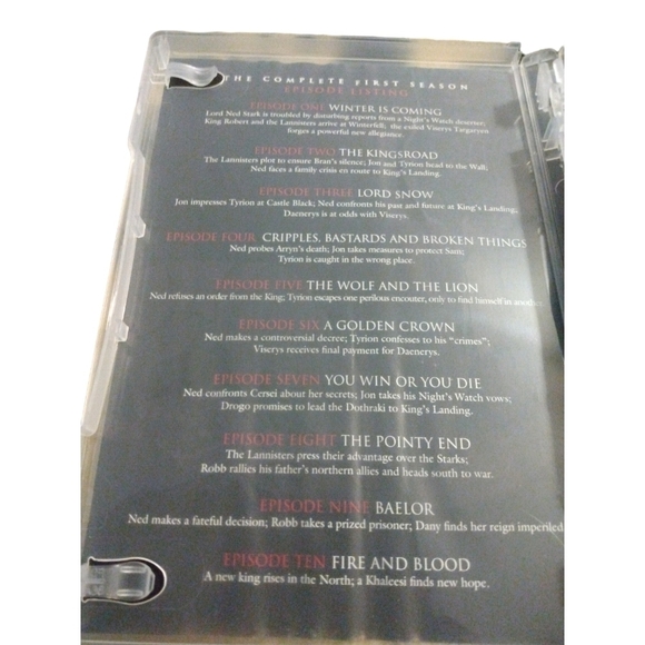 The Game of Thrones Complete First Season DVD collection - Picture 4 of 6